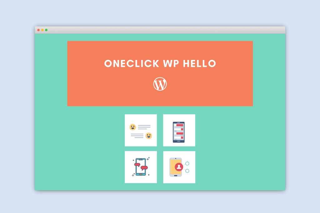 OneClick WP Hello