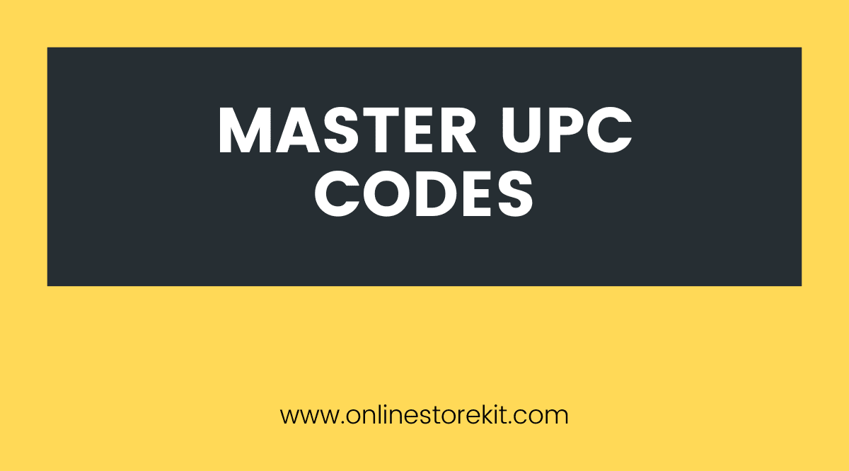Master UPC Codes