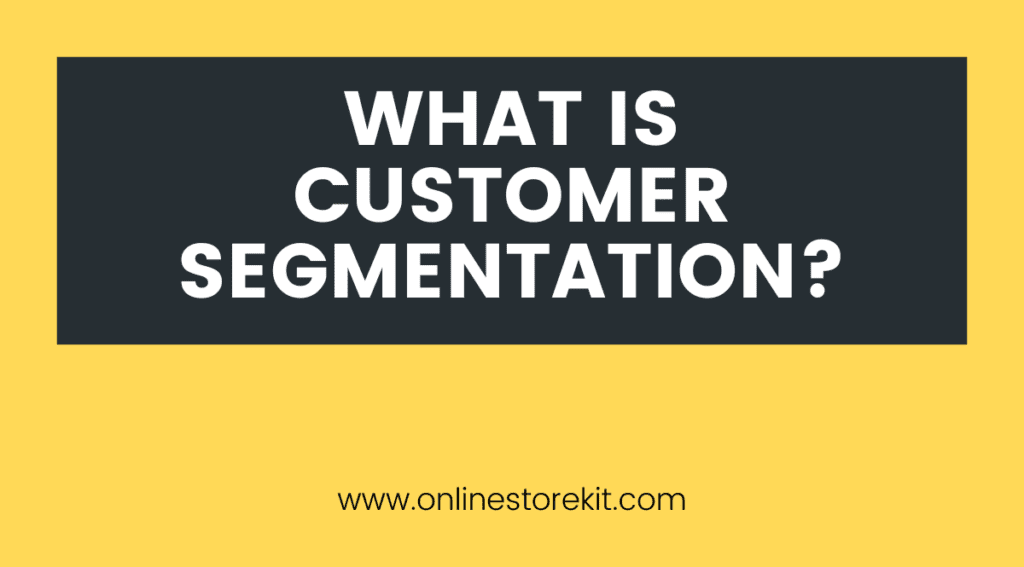 What is Customer Segmentation