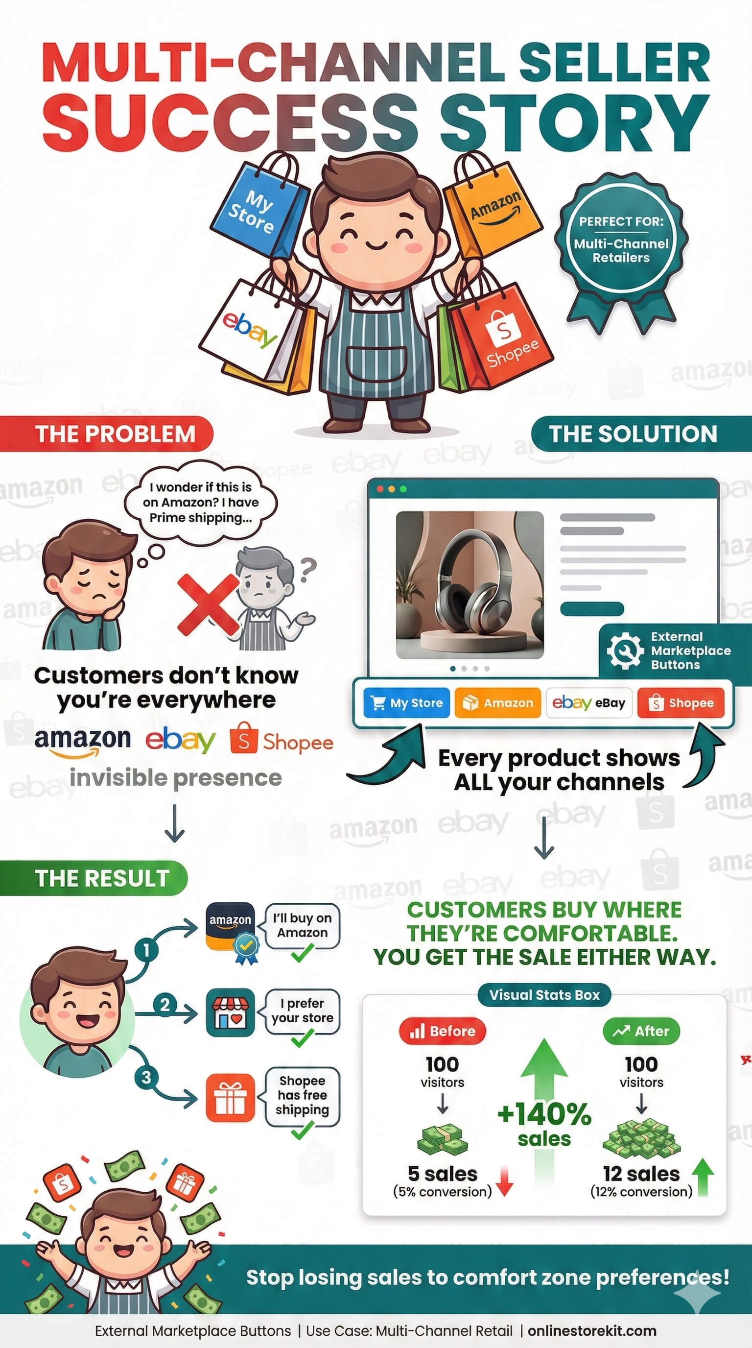 External Marketplace Buttons Use Case 1 Multi-Channel Retailer