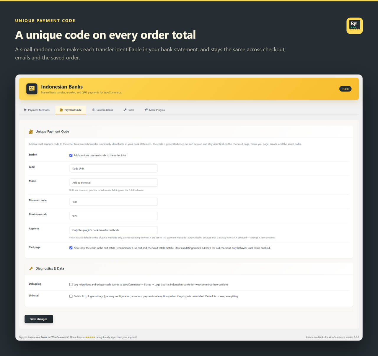 Indonesian Banks for WooCommerce payment code