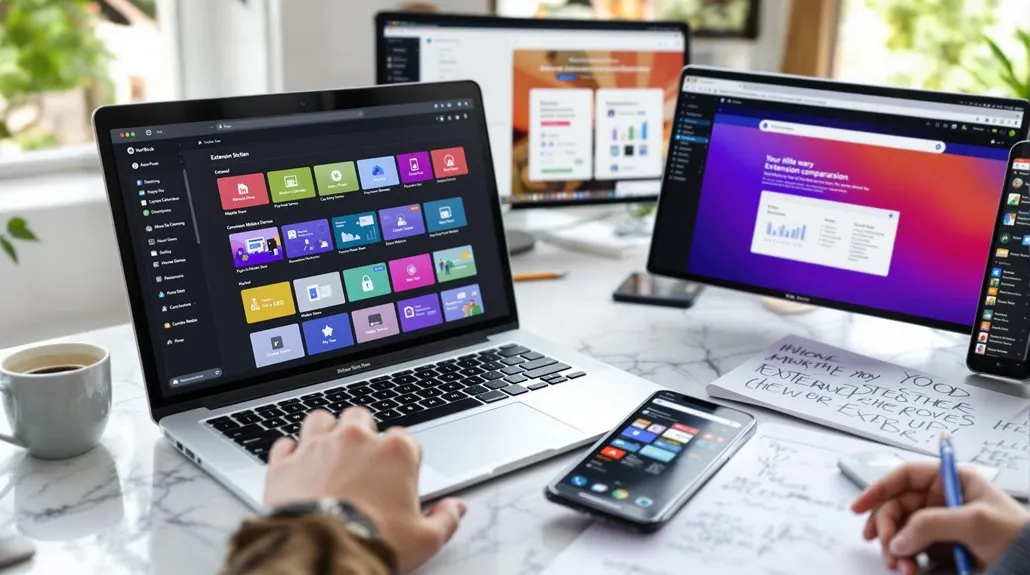 optimize theme and extensions